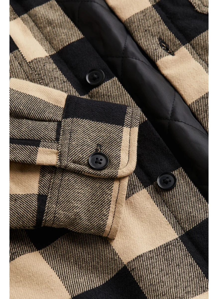 اتش اند ام Loose Fit Padded Overshirt