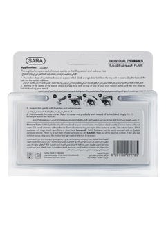 SARA Sara Ind Flare 5Ply Short Black Eyelash - Full and Voluminous Lashes for a Natural, Stunning Look  - Image 3