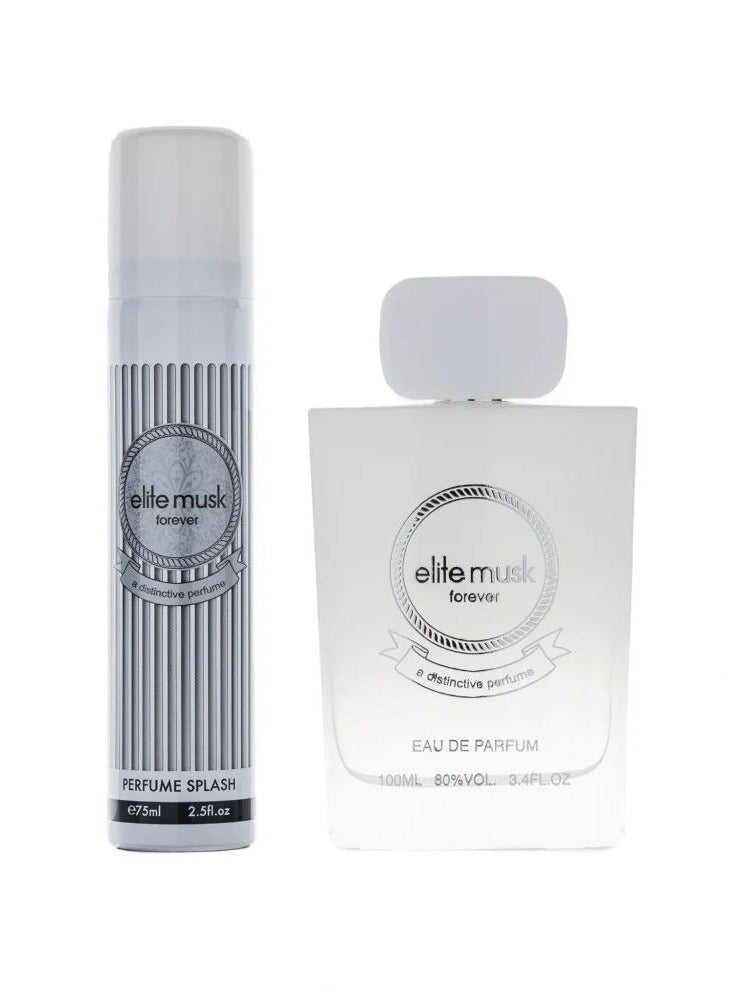 Elite Musk Elite Musk Gift Set 2 Pieces Eau de Parfum 100ml + Perfume Spray 75ml  - Image 1