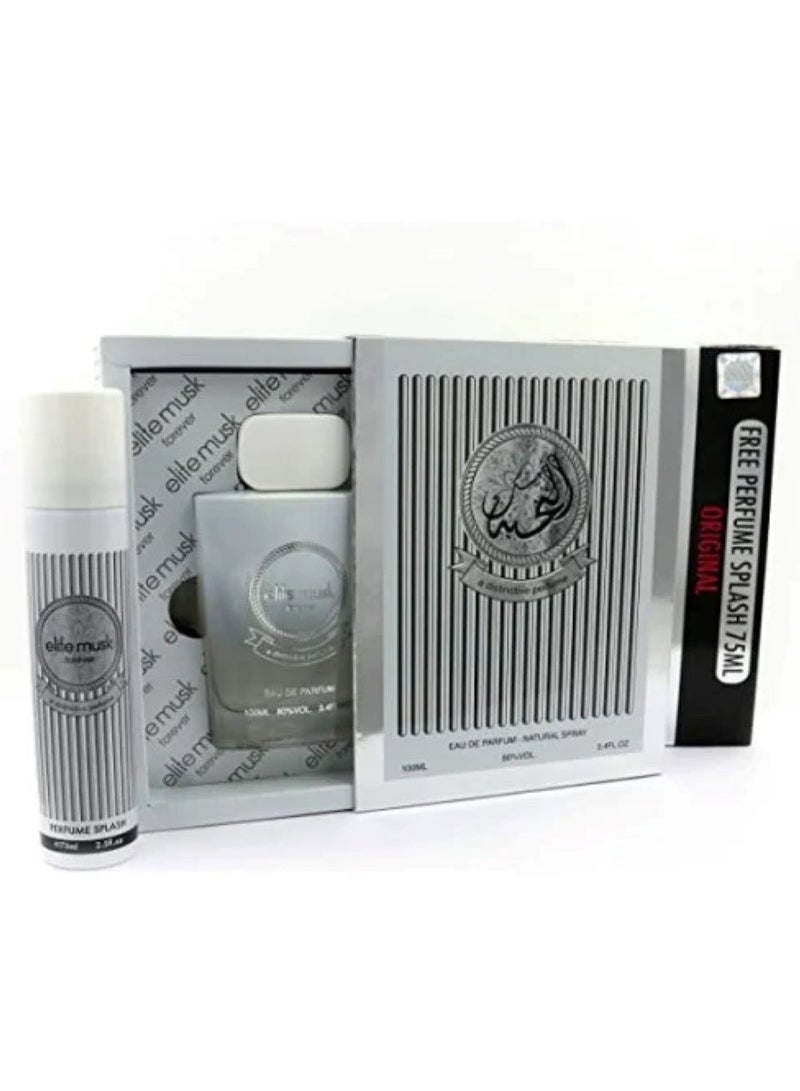 Elite Musk Elite Musk Gift Set 2 Pieces Eau de Parfum 100ml + Perfume Spray 75ml  - Image 2