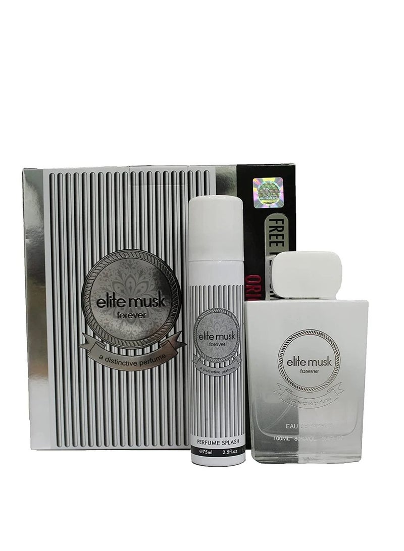 Elite Musk Elite Musk Gift Set 2 Pieces Eau de Parfum 100ml + Perfume Spray 75ml  - Image 3