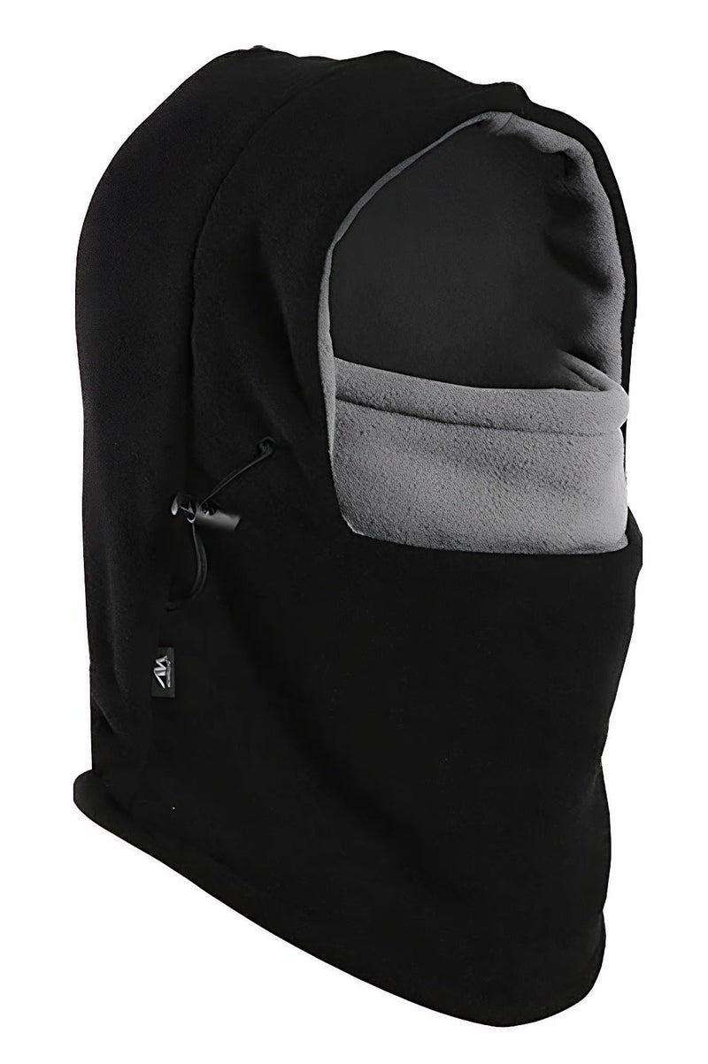 Mealah Balaclava Ski Mask for Men/Women - Cold Weather Windproof Thermal Face Mask Snowboarding Neck Gaiter Black - Image 1