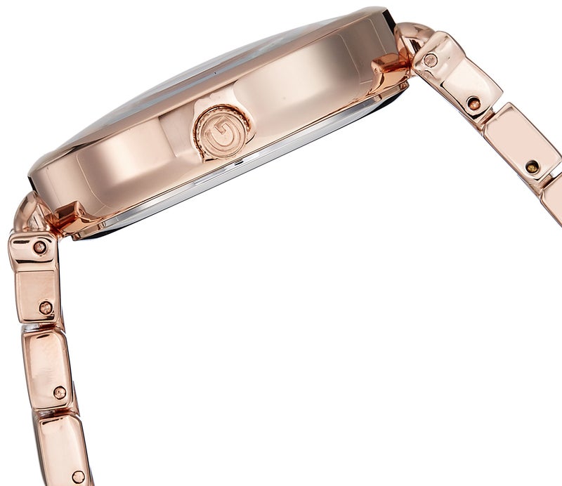 Giordano Analog Watch for Women with Crystal Studded Dial, Rose Gold Case and Unique Designed Metal Strap Ladies Wrist Watch Gift for Women A2058-44 - Image 3