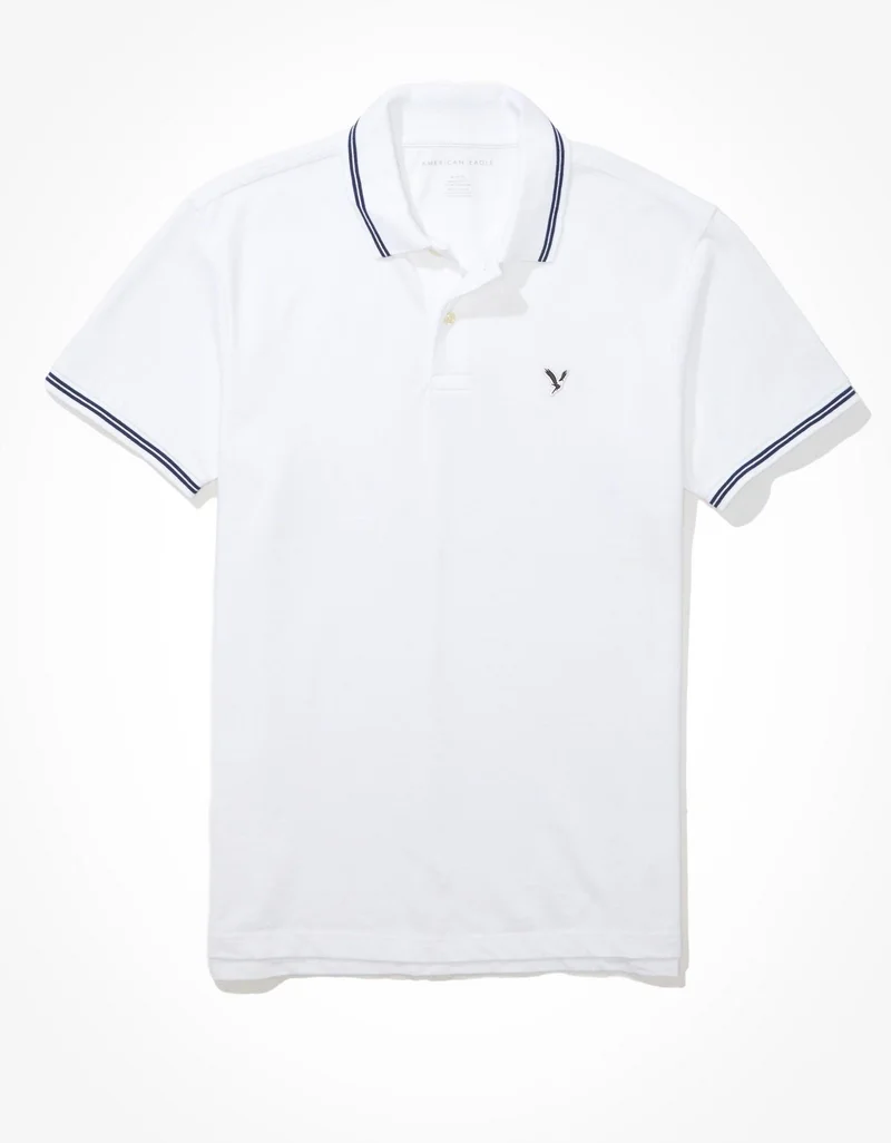 American Eagle  AE Pique Polo Shirt for Men | Best Price UAE