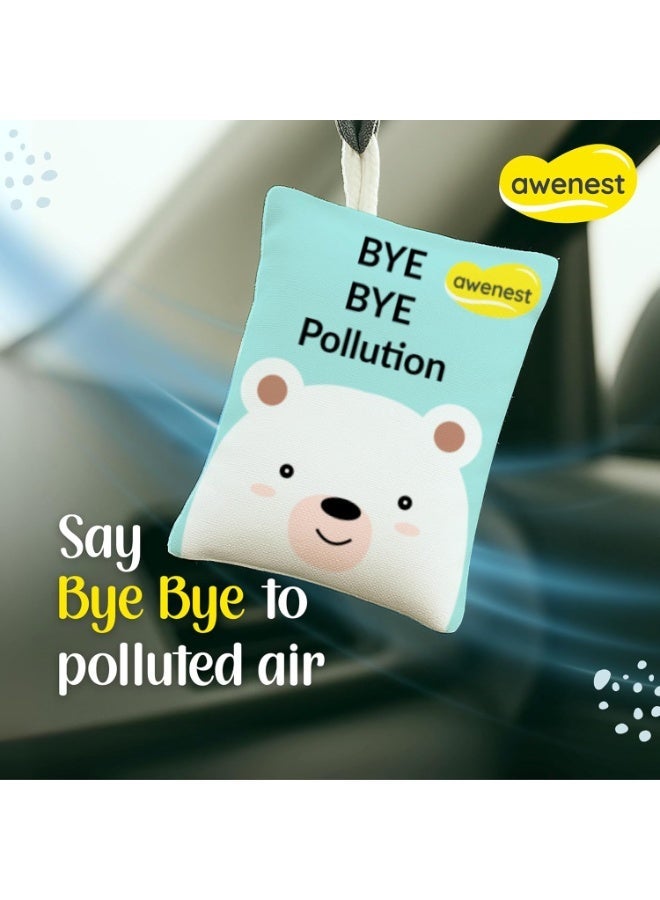 Awenest Bye Bye Pollution Air Purifying Bag | Activated Charcoal Deodorizer for Car, Baby Room, Wardrobe & Home | Removes Pollutants, Allergens, Humidity, Bad Odour | Premium, Odourless & Long-Lasting - Image 3