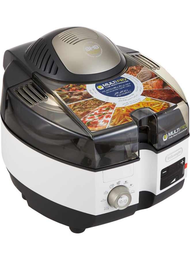 De'Longhi Air Fryer, Multi Fry and Multi Cooker, No Oil Frying, Grilling, Broiling, Roasting, Cooking, Baking and Toasting, Extra Chef Plus 1.7 kg 2200 W FH1396 Black - Image 1