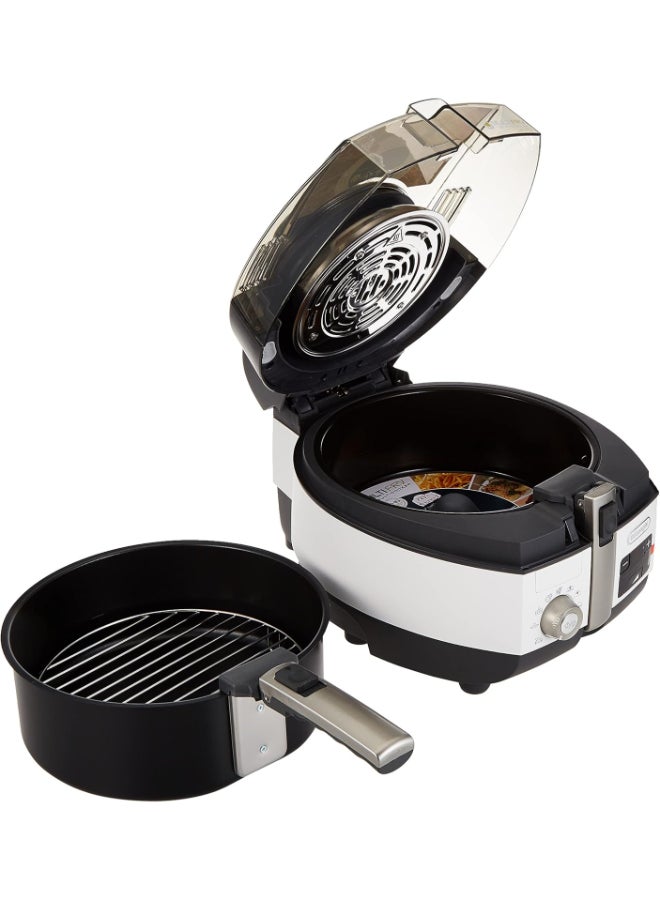 De'Longhi Air Fryer, Multi Fry and Multi Cooker, No Oil Frying, Grilling, Broiling, Roasting, Cooking, Baking and Toasting, Extra Chef Plus 1.7 kg 2200 W FH1396 Black - Image 2