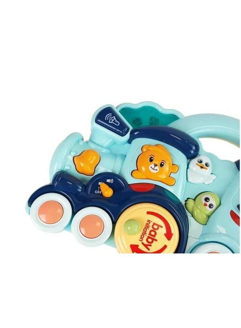 UKR Musical Animal Train Toy – Electronic Light & Music Interactive Baby Toy Train with Sound Effects for Toddlers | Fun Learning Train for Kids - Image 4