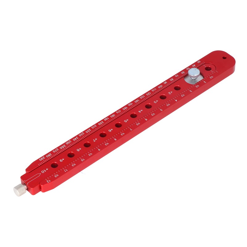 Woodworking Circle Ruler Aluminium Alloy Adjustable Woodworking Circular Drawing Tool for Carpenter Tool - Image 1