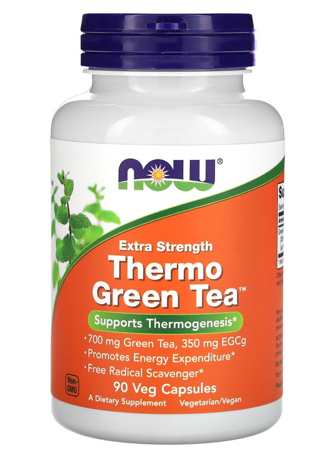 now Thermo Green Tea Extra Strength 90 Veg Capsules