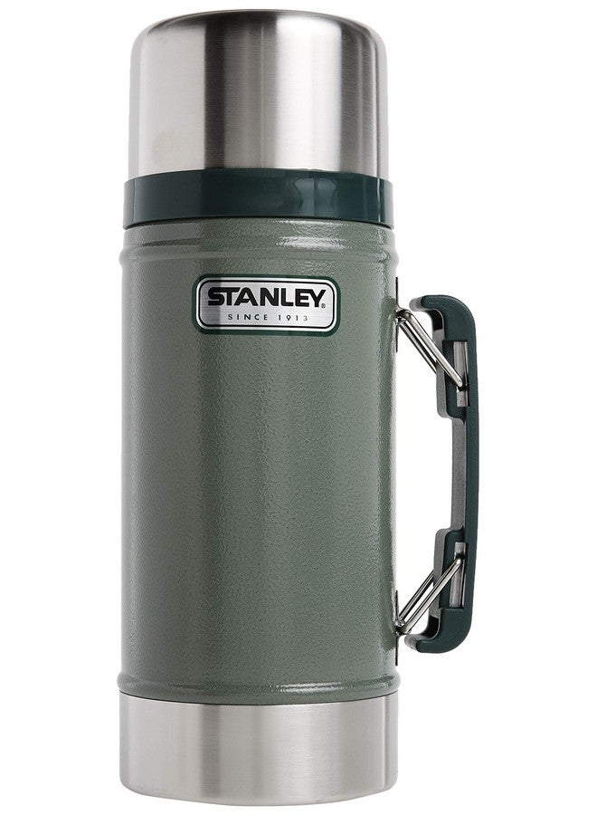 Stanley Classic Legendary Vacuum Insulated Food Jar - Stainless Steel, Naturally Bpa-Free Container - Keeps Food/Liquid Hot Or Cold For 15 Hours - Leak Resistant, Hammertone Green, 24 Oz / 0.71 L  - Image 3