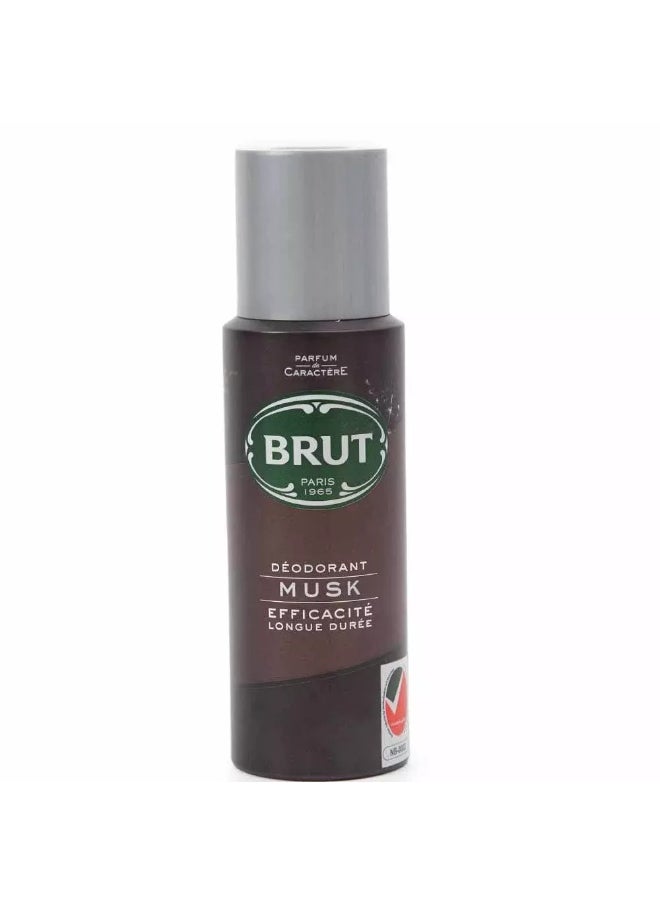 BRUT Brut Paris Body Spray for Men, Deo Musk Fragrance 200ml  - Image 2