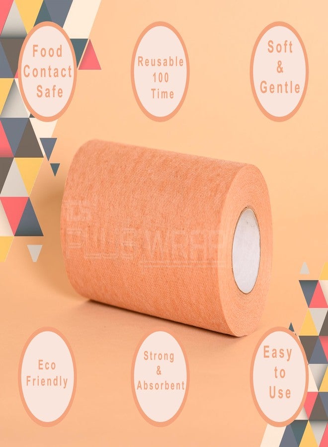 TDS PLUS WRAP Washable & Reusable Non-Woven Kitchen Tissue roll wipes for cleaning kitchen surface and floor. Multipurpose Kitchen Cloth. - Image 3