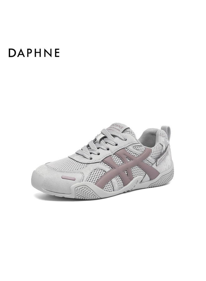 Daphne Soft Sole Autumn New Breathable Casual Sports Shoes Military Training Shoes 4025404172 Gray Purple Size 38 - Image 3