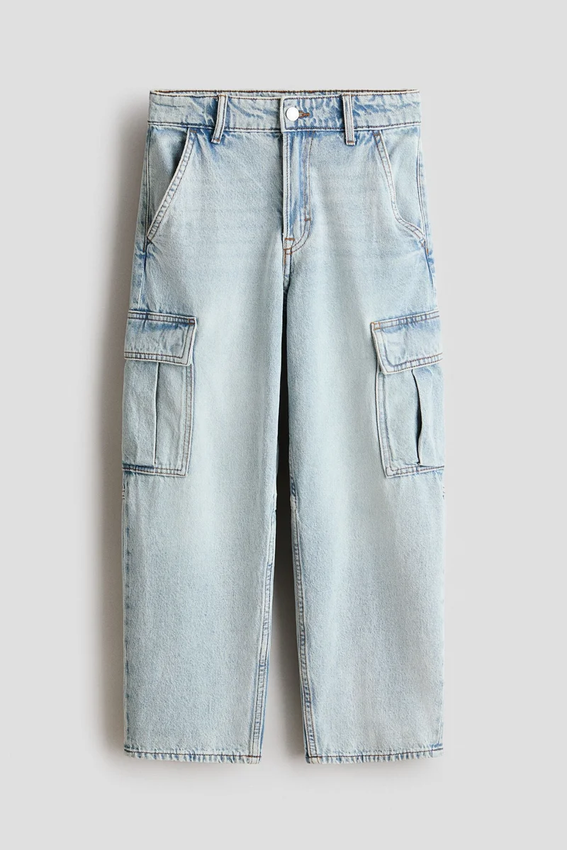 H&M Baggy Fit Cargo Jeans