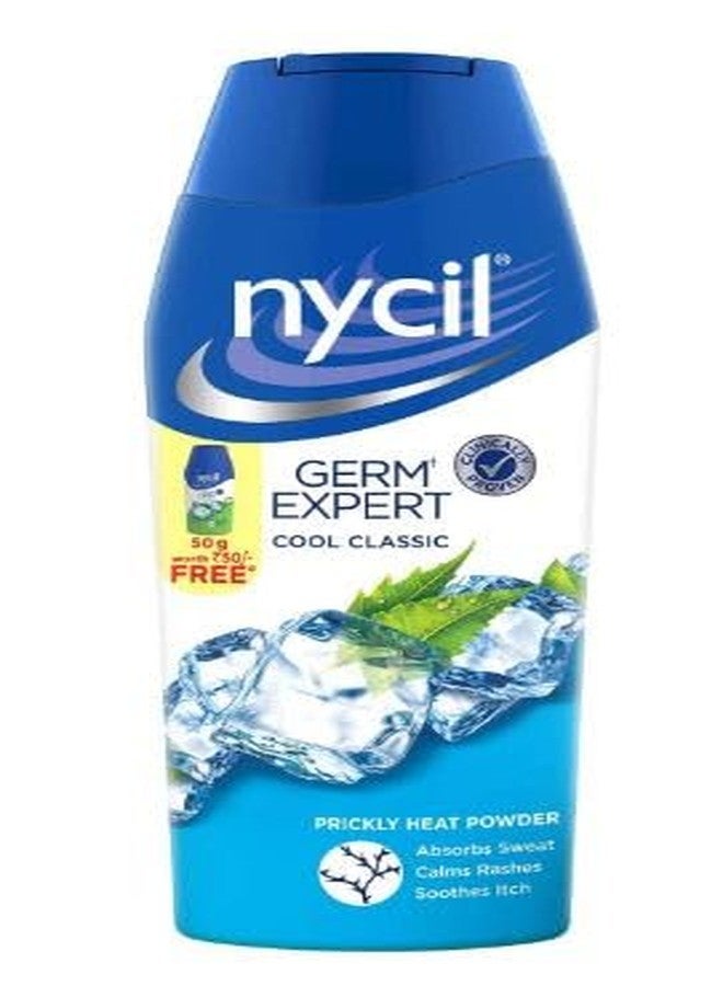 Nycil Cool Herbal Powder Germ Expert 150gm+Nycil Powder 50gm Pack of 2