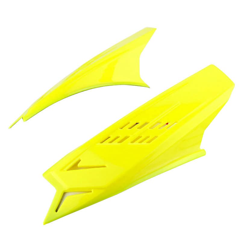 0TO6 Helmet Horns Punk Style Horn, Antenna, Helmet Spike/Mohawk |Shark Fins|(Neon Green), Motorcycling - Image 3