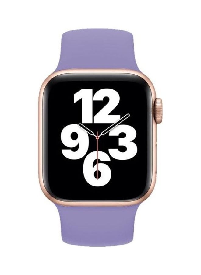 NIBEMINENT - Replacement Watch Band For Apple Series 7 41mm/6 & SE 5 4 40mm/3 2 1 38mm British Lavender - Image 1