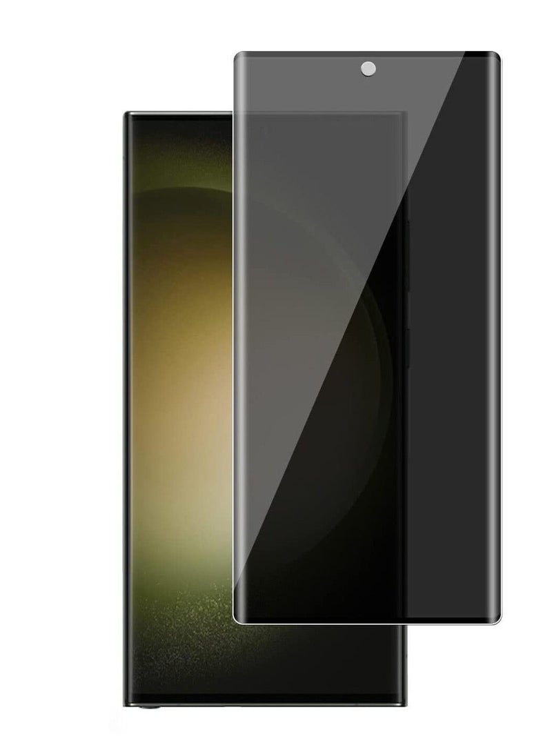 SHOPI Samsung Galaxy S23 Ultra Screen Protector, [5D Touch] Anti Spy 9H Tempered Glass, Edge to Edge Full Cover Screen Protector Anti-Fingerprint Screen Protector For Samsung Galaxy S23 Ultra - Image 1