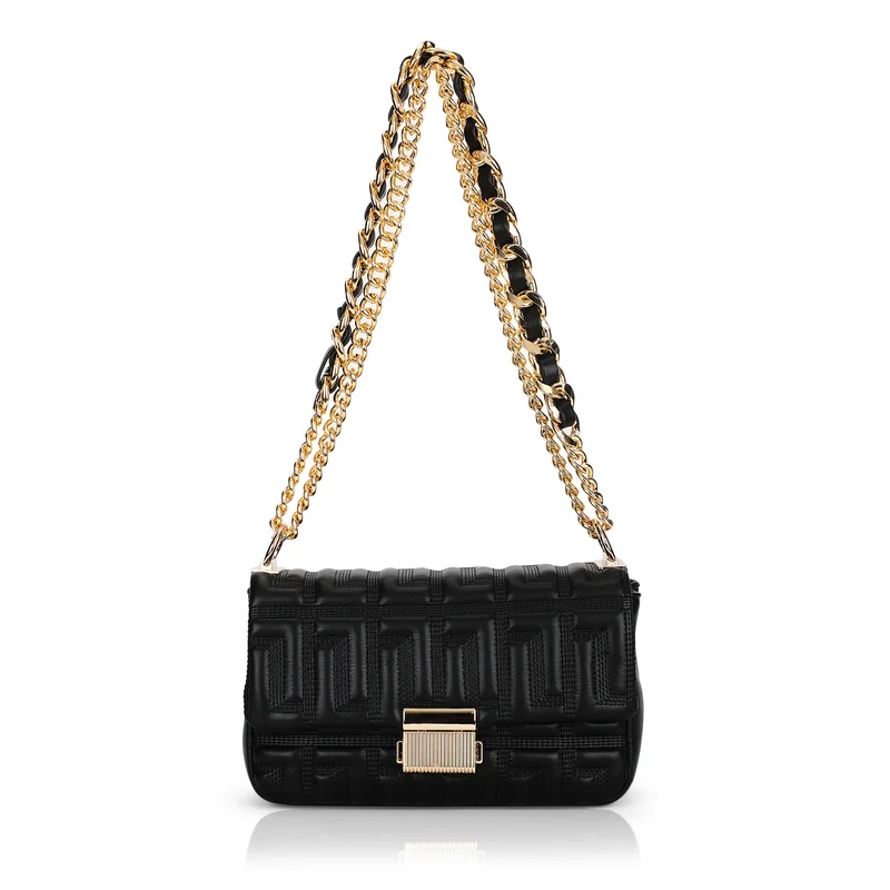 Luxe Juli25 flap sling(Black)