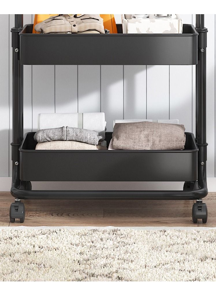 DubaiGallery 2-Tier Home Indoor & Outdoor Clothes Rack Garment Rack Hanger Clothes Wardrobe - Image 4