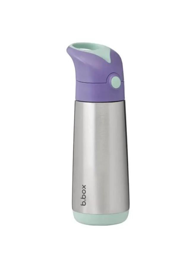 B.box Lilac Pop 500mL Bottle stainless steel For Hot and Cold Drinkies - Image 1