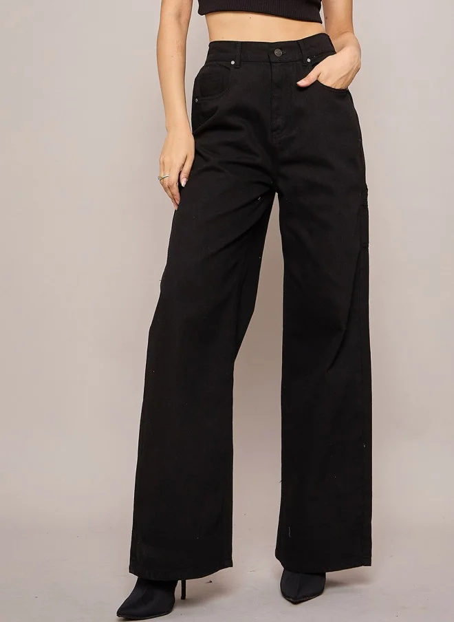 High-Rise Black Jeans for Women