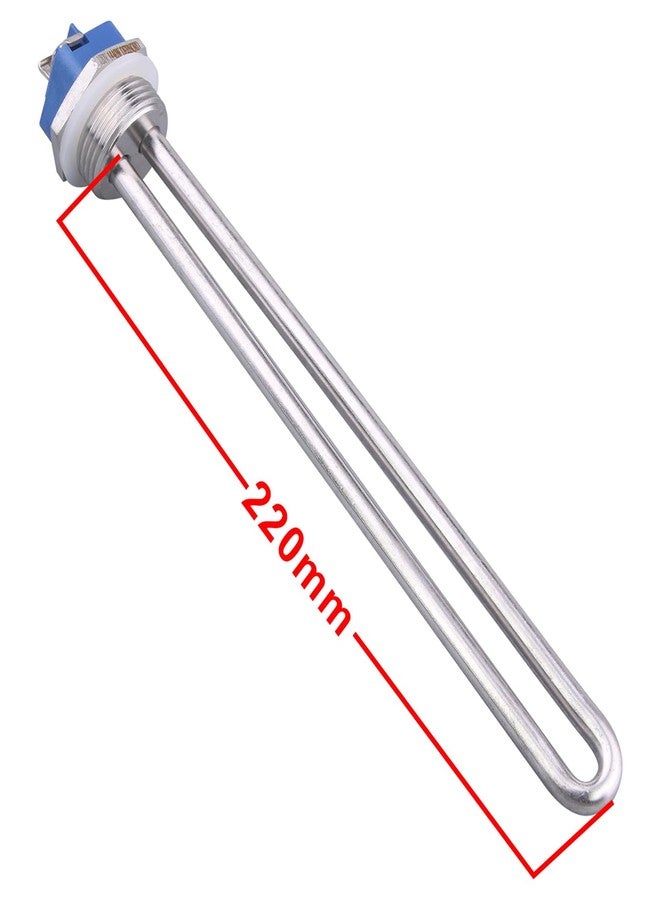 ديرنورد مجموعة سخان مياه DERNORD 120 فولت 1440 واط، نوع لولبي، مناسب للسيارات الترفيهية والقوارب والمقطورات والسفر والضواحي، ملحقات مجموعة تجهيز السيارة لفصل الشتاء (عبوة من قطعتين) - Image 3
