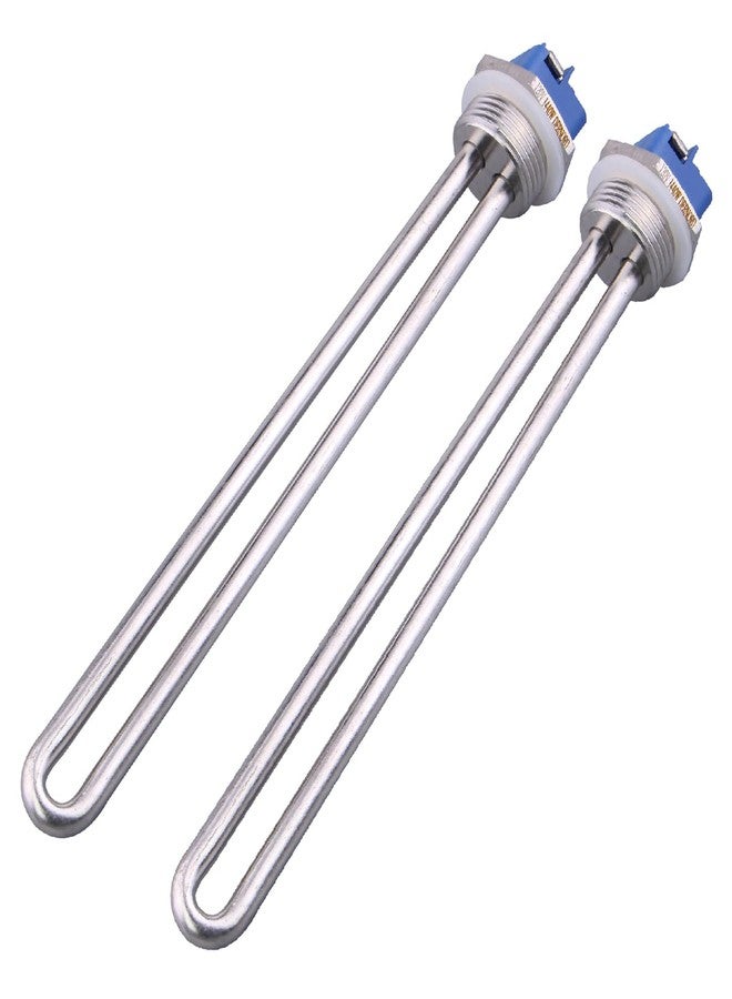 ديرنورد مجموعة سخان مياه DERNORD 120 فولت 1440 واط، نوع لولبي، مناسب للسيارات الترفيهية والقوارب والمقطورات والسفر والضواحي، ملحقات مجموعة تجهيز السيارة لفصل الشتاء (عبوة من قطعتين) - Image 1