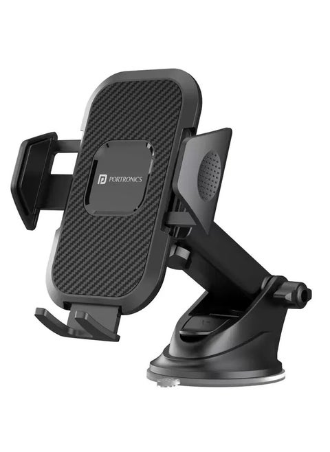 Portronics Clamp M Mobile Holder With 360 degree Rotational Function