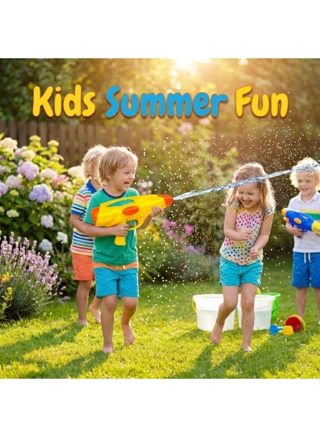 Lukadah Kids Water Gun Toy – High Pressure Super Soaker Blaster for Boys & Girls – Colorful Plastic Squirt Gun with Easy Pump Action – Summer Outdoor Beach Pool Toy for Kids Age 3+ – Lightweight Durable Water Shooter Toy Gift - Image 3