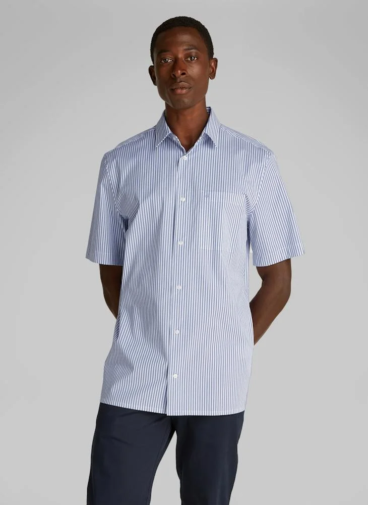 CALVIN KLEIN Poplin Stripe  Shirt