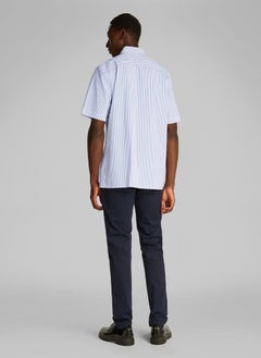 CALVIN KLEIN Poplin Stripe Short Sleeve Shirt  - Image 2