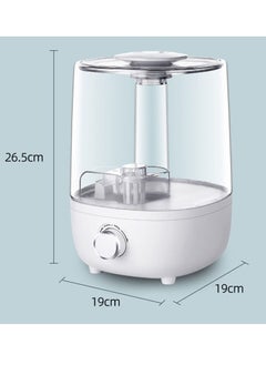Generic Air Humidifier, 4L Large Humidifiers, 4L Air Humidifier Adjustable Mist 360° Dual Nozzle Cool Mist Humidifier for Home, Bedroom  - Image 2