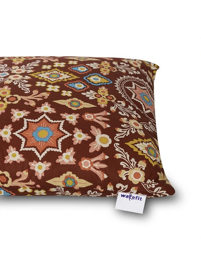 ويكفيت وسادة ويك فيت | ضمان لمدة 3 أشهر | وسادة أريكة، وسادة للأريكة، وسادة 16 بوصة × 16 بوصة، وسائد، وسائد للسرير، مجموعة وسائد من الألياف المجوفة مكونة من 3 قطع (اللون - ألوها هيبيسكوس، متعدد الألوان) - Image 4