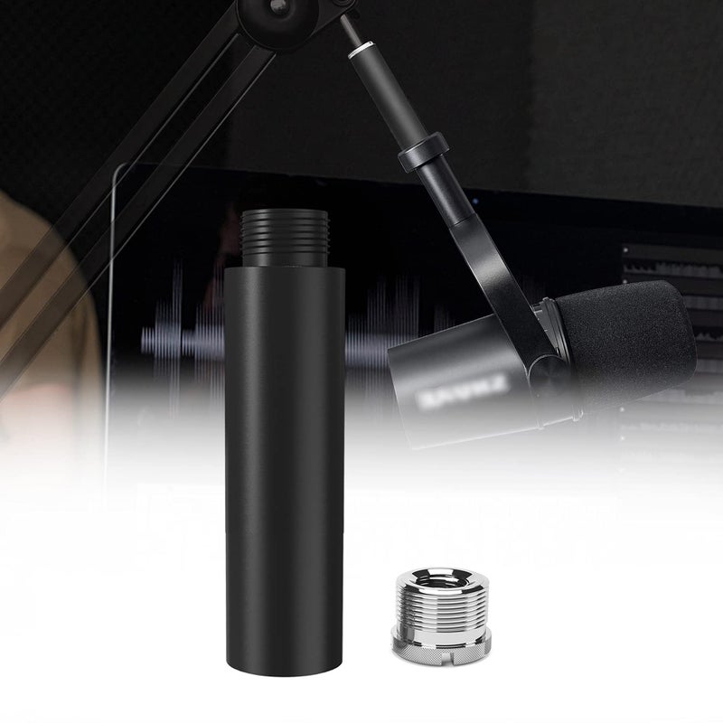 Boseen Mic Stand Extension Tube, 5/8" Female to 5/8" Male Microphone Extension Pipe for Desk Stands & Arm Stand - Image 1