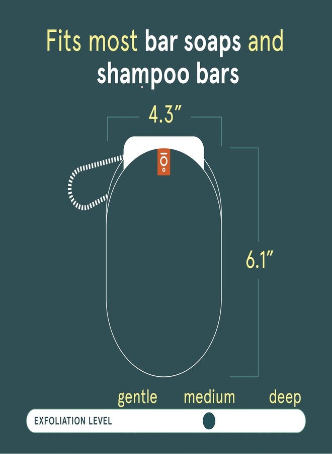 Cleanlogic Men Exfoliating Soap Saver, Sport Exfoliator Scrubber Pouch, Ideal for Post-Workout Cleanse, Daily Skincare Tool for Smooth Clean Skin, 3 Count Value Pack - Image 3