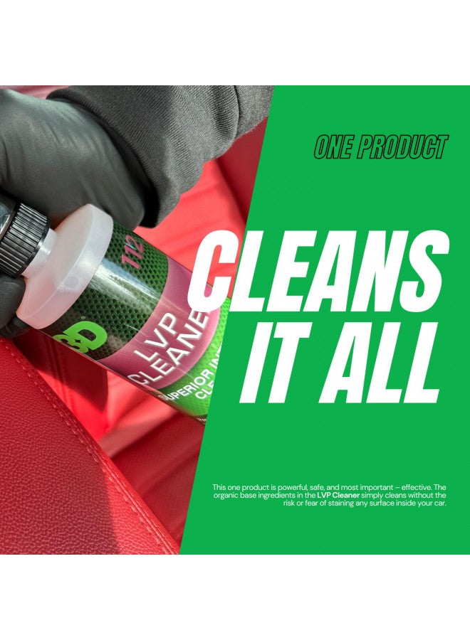 3D LVP Interior Cleaner - Removes Dirt, Grime, Grease, Oil & Stains from Leather, Vinyl & Plastic - Great for Seats, Steering Wheels, Door Panels, Dashboards - Car, Office, Home Use 16oz. - Image 3