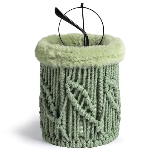 HOSROOME Glasses Holder for Nightstand Boho Decor Eyeglass Holder Stand for Office Desk Organizer-Green - Image 1
