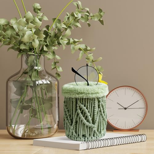 HOSROOME Glasses Holder for Nightstand Boho Decor Eyeglass Holder Stand for Office Desk Organizer-Green - Image 5
