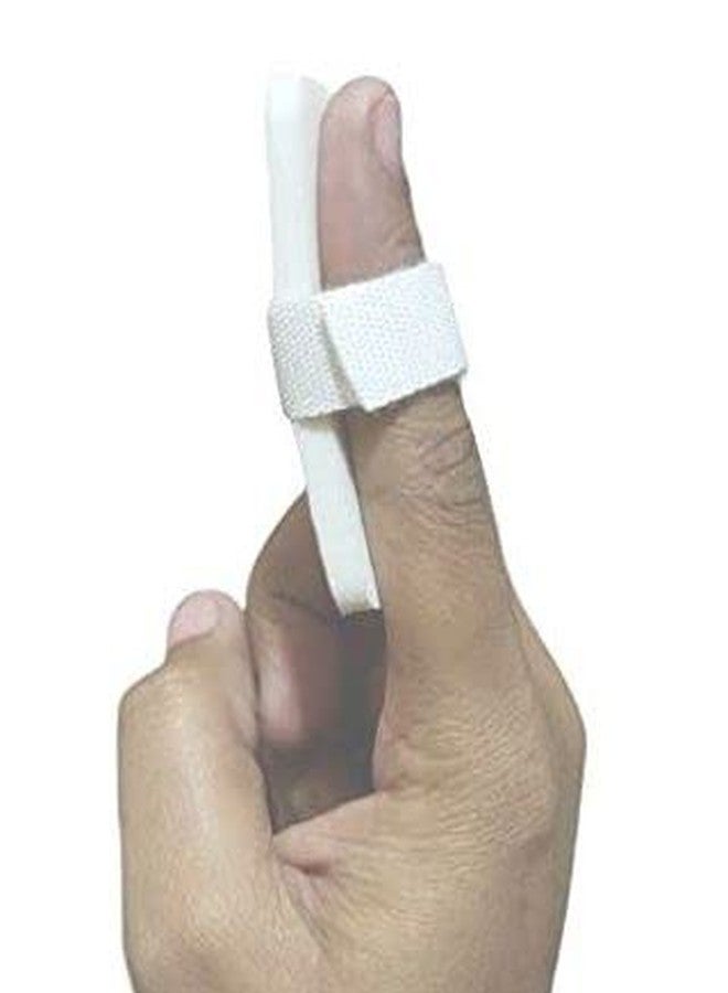 WITSOUL Grey White Finger Splint For Mallet Finger FOR better immoblizer finger Silver Universal Size 1 Unit - Image 1