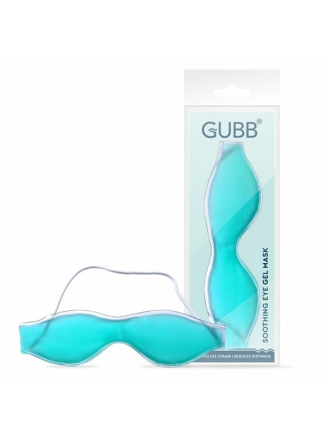 GUBB قناع جل مهدئ للعيون للهالات السوداء والعيون المنتفخة والعيون الجافة وتخفيف الألم والاحمرار لرقع العيون للاسترخاء والتبريد للعيون للنساء والرجال ملائم عالمي باللون الأزرق - Image 2