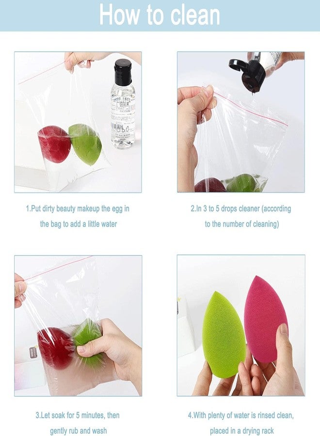 FEELHIGH مجموعة إسفنجات مكياج احترافية مكونة من 12 قطعة، خالية من اللاتكس، ناعمة لتثبيت المكياج، إسفنجة لمزج المكياج، أداة وضع مستحضرات التجميل للبودرة والسائل، أدوات مكياج الوجه (12 لونًا متعددًا) - Image 3