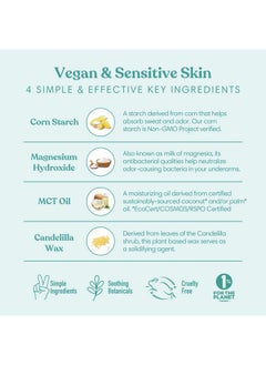 HUMBLE SIMPLE AND TRUE. HUMBLE BRANDS Aluminum-Free Deodorant, Vegan and Cruelty- free, Formulated for Sensitive Skin, Patchouli & Copal, 2.5 Ounce (Pack of 1)  - Image 5