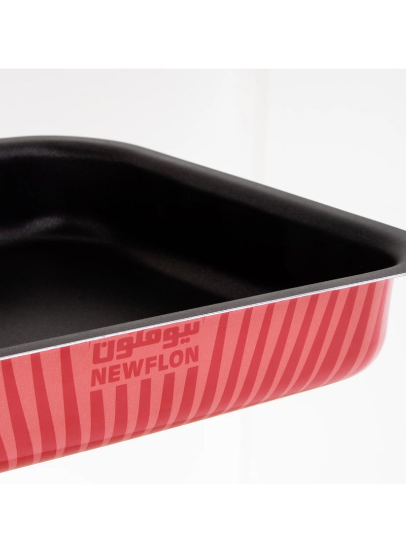 Newflon Rectangular Oven Tray set 3 Pieces Size ( 25-29-31 ) - Image 2