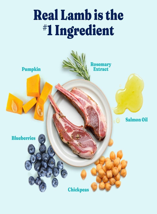 Solid Gold Toy & Small Breed Dry Dog Food Small Bites - Real Lamb, Grain Free, Gluten Free, High Fiber Healthy Kibble w/Probiotics for Gut Health & Digestion Support- All Ages NutrientBoost -3.75LB - Image 3