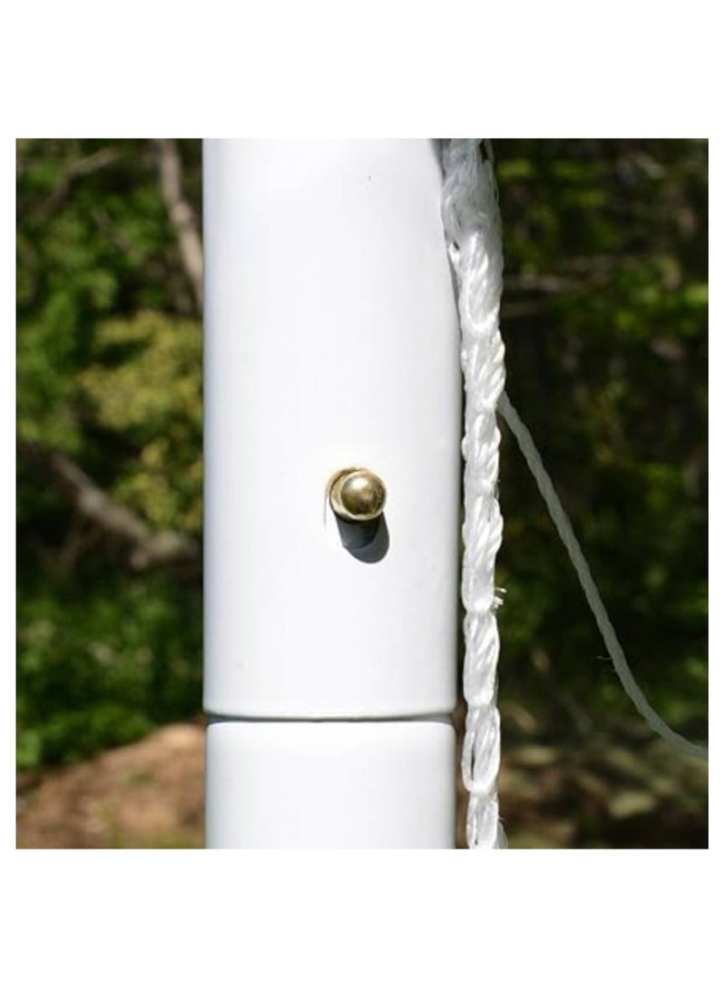 مرمى كرة قدم من حديد مع شبكة مرمى واحد فقط - Image 2