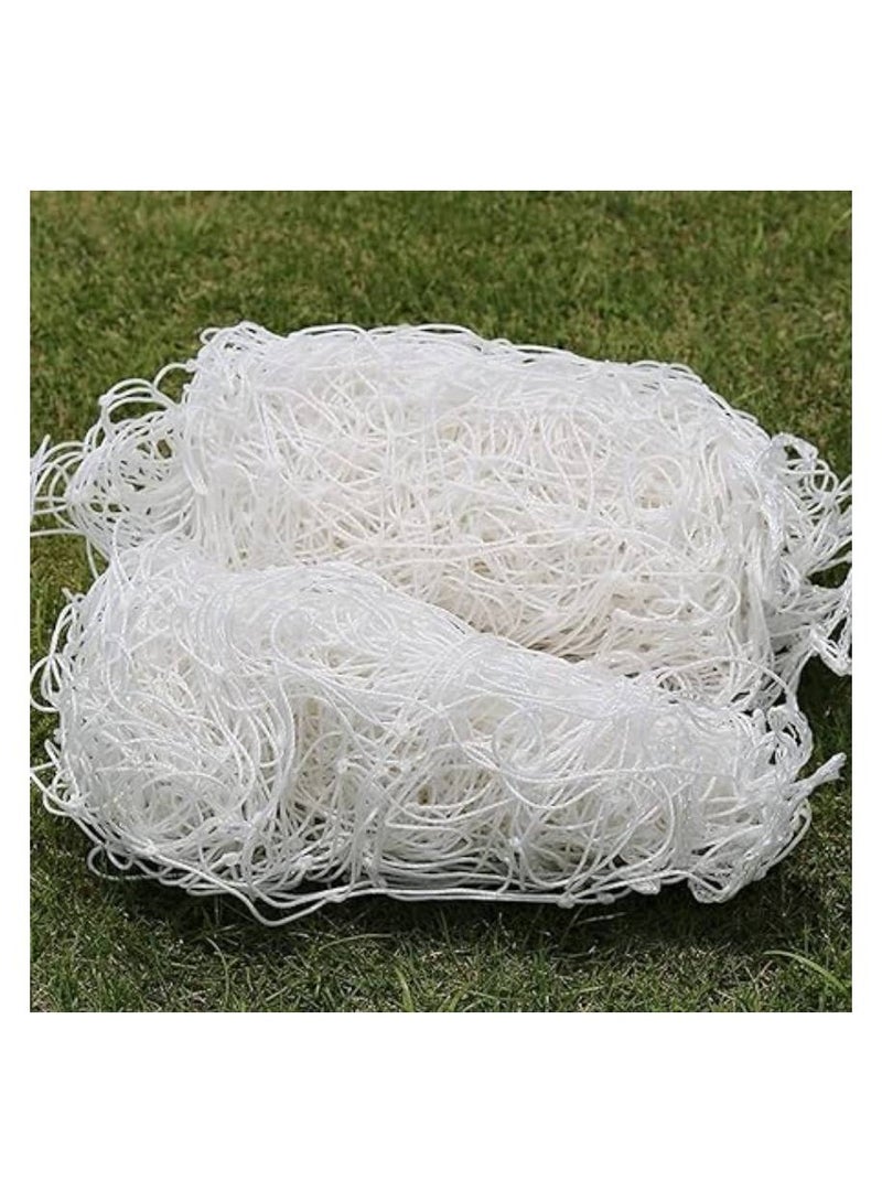 مرمى كرة قدم من حديد مع شبكة مرمى واحد فقط - Image 3