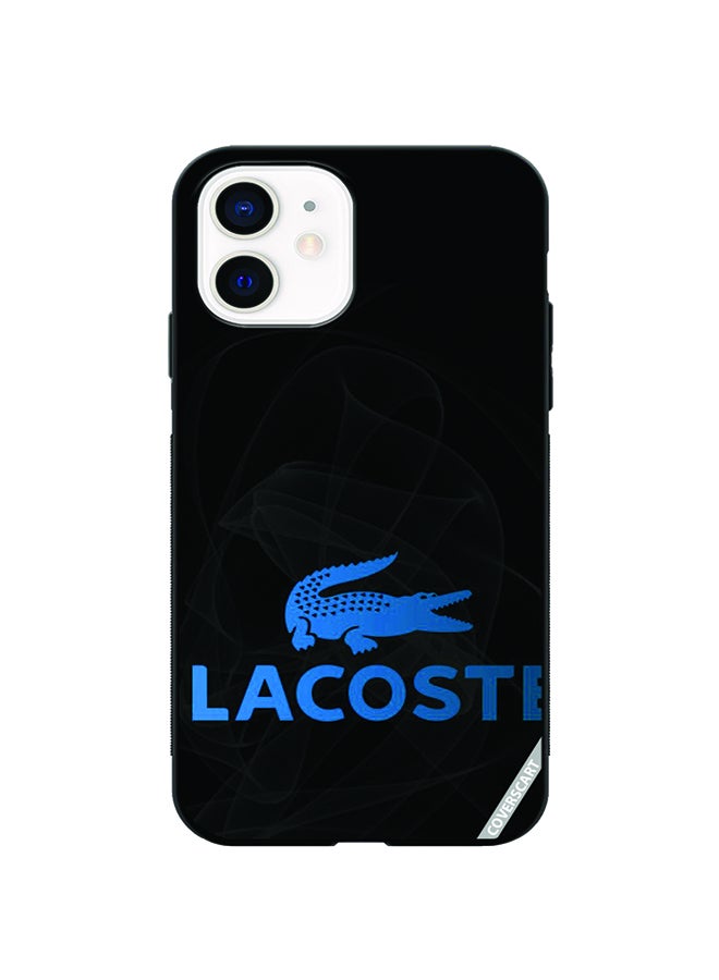 COVERSCART Protective Case Cover For Apple iPhone 12 Mini Lacoste Design Black