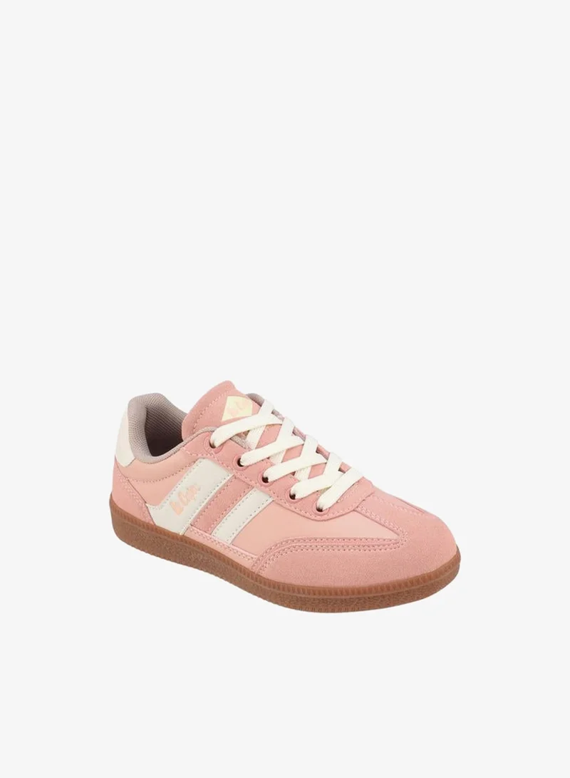 لي كوبر Girls Lace-Up Ankle School Sneakers